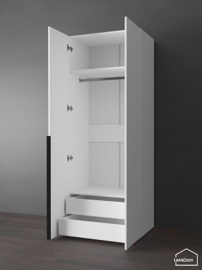 Шкаф Linnea MHR-2-3 2050х800х510 (Белый-М 11.1.2) в Тюмени - tumen.ok-mebel.com | фото 5