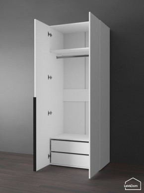 Шкаф Linnea MHR-2-3 2050х800х510 (Белый-М 11.1.2) в Тюмени - tumen.ok-mebel.com | фото 6