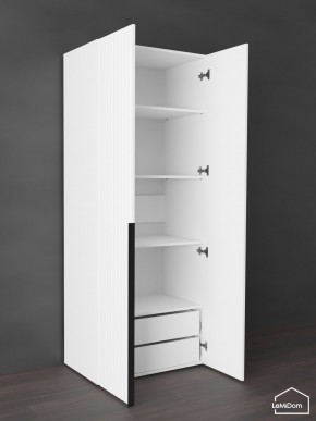 Шкаф Linnea MHR-2-4 2050х800х510 (Белый-М 11.1.1) в Тюмени - tumen.ok-mebel.com | фото 6