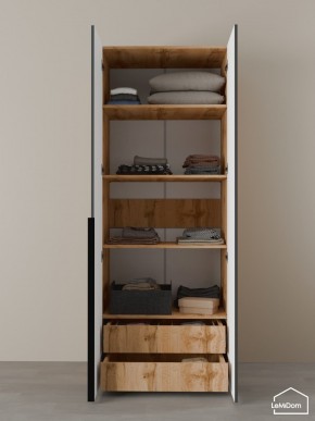Шкаф Linnea MHR-2-4 2050х800х510 (ДВ-М 11.1.25) в Тюмени - tumen.ok-mebel.com | фото 6