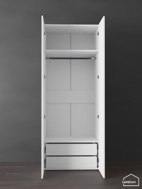 Шкаф Linnea MHR-2PO-3 2050х800х510 (Белый-М 11.1.2) в Тюмени - tumen.ok-mebel.com | фото 4
