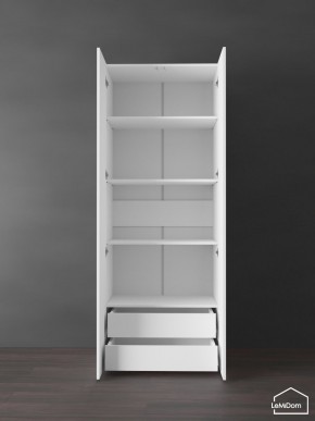 Шкаф Linnea MHR-2PO-4 2050х800х510 (Белый-М 11.1.2) в Тюмени - tumen.ok-mebel.com | фото 6
