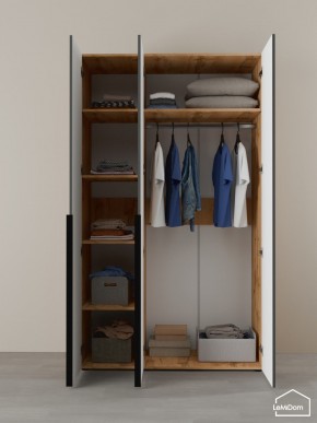 Шкаф Linnea MHR-3-1 2050х1200х510 (ДВ-М 11.1.25) в Тюмени - tumen.ok-mebel.com | фото 4