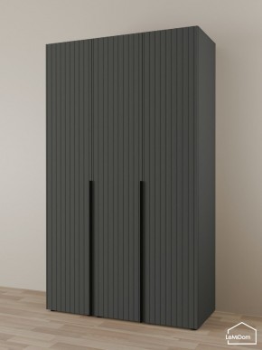 Шкаф Linnea MHR-3-1 2050х1200х510 (Графит-М 11.1.25) в Тюмени - tumen.ok-mebel.com | фото