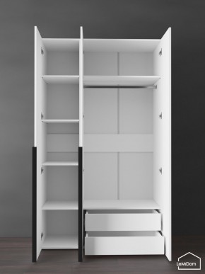 Шкаф Linnea MHR-3-2 2050х1200х510 (Белый-М 11.1.2) в Тюмени - tumen.ok-mebel.com | фото 6