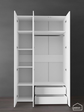 Шкаф Linnea MHR-3PO-2 2050х1200х510 (Белый-М 11.1.2) в Тюмени - tumen.ok-mebel.com | фото 5