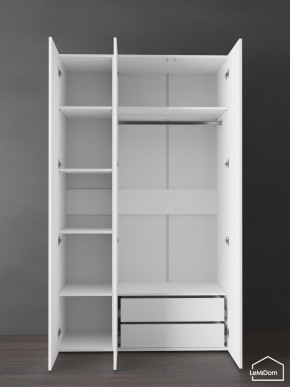 Шкаф Linnea MHR-3PO-2 2050х1200х510 (Белый-М 11.1.2) в Тюмени - tumen.ok-mebel.com | фото 6