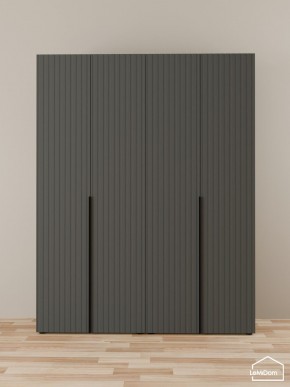 Шкаф Linnea MHR-4-1 2050х1600х510 (Графит-М 11.1.25) в Тюмени - tumen.ok-mebel.com | фото