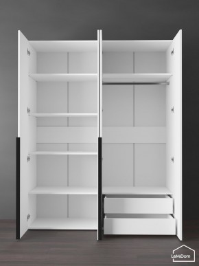 Шкаф Linnea MHR-4-2 2050х1600х510 (Белый-М 11.1.2) в Тюмени - tumen.ok-mebel.com | фото 5
