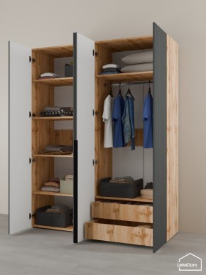 Шкаф Linnea MHR-4-2 2050х1600х510 (ДВ-М 11.1.25) в Тюмени - tumen.ok-mebel.com | фото 5