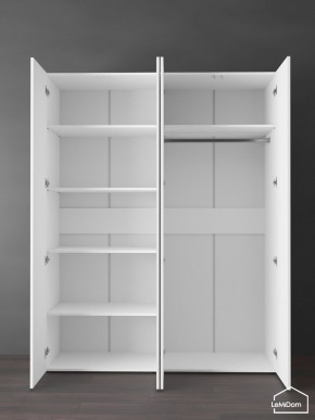Шкаф Linnea MHR-4PO-1 2050х1600х510 (Белый-М 11.1.1) в Тюмени - tumen.ok-mebel.com | фото 4