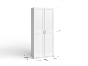 Шкаф МАКС двухдверный широкий, цвет белый в Тюмени - tumen.ok-mebel.com | фото 4