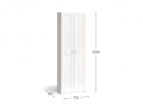 Шкаф МАКС двухдверный узкий, цвет белый в Тюмени - tumen.ok-mebel.com | фото 3