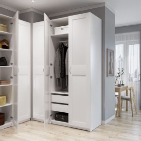 Шкаф МАКС однодверный, цвет белый в Тюмени - tumen.ok-mebel.com | фото 4