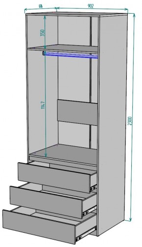 Шкаф Мальта H171 в Тюмени - tumen.ok-mebel.com | фото 2