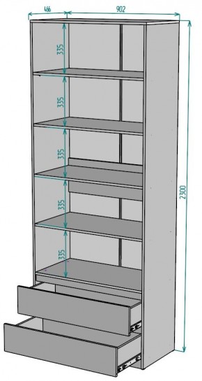 Шкаф Мальта H185 в Тюмени - tumen.ok-mebel.com | фото 2