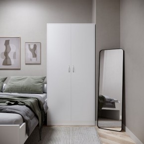 Шкаф ОРИОН двухдверный, цвет белый в Тюмени - tumen.ok-mebel.com | фото 4