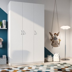 Шкаф ПЕГАС трехдверный, цвет белый в Тюмени - tumen.ok-mebel.com | фото 2