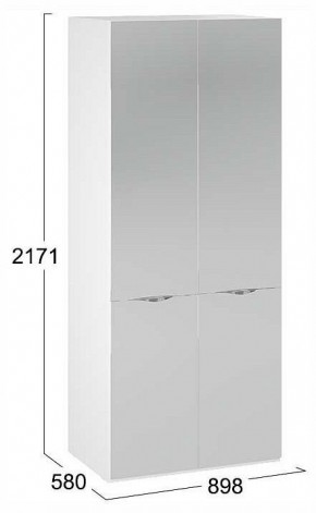 Шкаф платяной Глосс СМ-319.07.004 в Тюмени - tumen.ok-mebel.com | фото 4