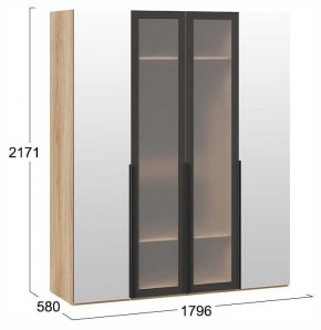 Шкаф платяной Порто СМ-393.07.115 в Тюмени - tumen.ok-mebel.com | фото 4