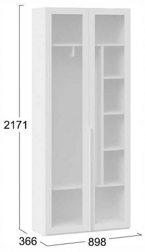 Шкаф платяной Порто СМ-393.07.226 в Тюмени - tumen.ok-mebel.com | фото 4
