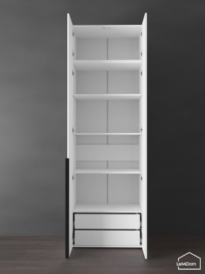 Шкаф с антресолью Linnea MHR-2A-4 2450х800х510 (Белый-М 11.1.2) в Тюмени - tumen.ok-mebel.com | фото 6
