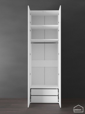 Шкаф с антресолью Linnea MHR-2POA-3 2450х800х510 (Белый-М 11.1.1) в Тюмени - tumen.ok-mebel.com | фото 5