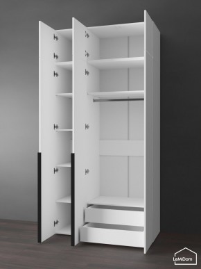 Шкаф с антресолью Linnea MHR-3A-2 2450х1200х510 (Белый-М 11.1.2) в Тюмени - tumen.ok-mebel.com | фото 5