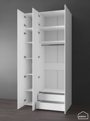 Шкаф с антресолью Linnea MHR-3POA-2 2450х1200х510 (Белый-М 11.1.2) в Тюмени - tumen.ok-mebel.com | фото 5