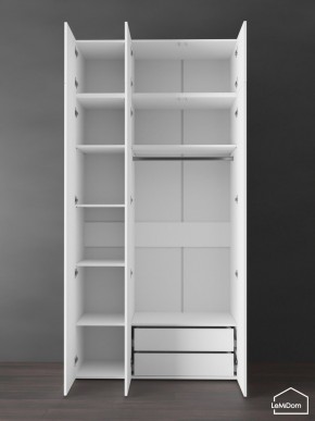 Шкаф с антресолью Linnea MHR-3POA-2 2450х1200х510 (Белый-М 11.1.2) в Тюмени - tumen.ok-mebel.com | фото 6