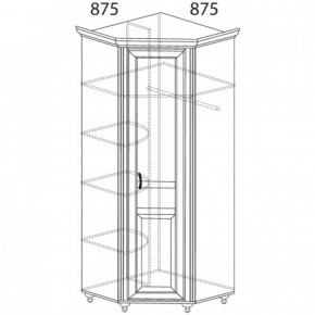 Шкаф угловой №862 "Ралли" (Угол 875*875) в Тюмени - tumen.ok-mebel.com | фото 2
