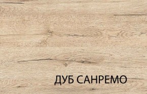 Шкаф-витрина 1D1V OSKAR , цвет дуб Санремо в Тюмени - tumen.ok-mebel.com | фото 3