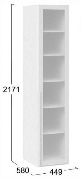 Шкаф-витрина Порто СМ-393.07.008 в Тюмени - tumen.ok-mebel.com | фото 3