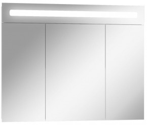Шкаф-зеркало Аврора 90 с подсветкой LED Домино (DV8011HZ) в Тюмени - tumen.ok-mebel.com | фото 1