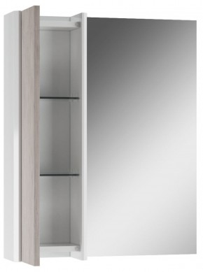 Шкаф-зеркало Uno 60 Дуб серый левый/правый Домино (DU1503HZ) в Тюмени - tumen.ok-mebel.com | фото 3