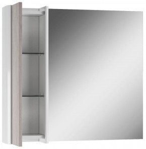 Шкаф-зеркало Uno 80 Дуб серый левый/правый Домино (DU1504HZ) в Тюмени - tumen.ok-mebel.com | фото 4