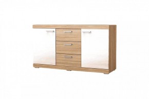 СОНАТА КС-1500 Комод (дуб сонома/белый глянец) в Тюмени - tumen.ok-mebel.com | фото