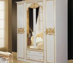 Спальня Ольга (комплект 4 дв.) беж/золото в Тюмени - tumen.ok-mebel.com | фото 2