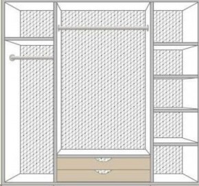 Спальня Ольга (комплект 4 дв.) беж/золото в Тюмени - tumen.ok-mebel.com | фото 3