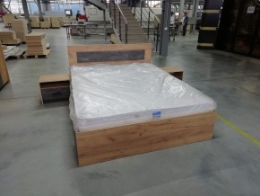 МСП-1 Кровать двойная универсальная 1600 с основанием (Дуб золотой/Камень темный) в Тюмени - tumen.ok-mebel.com | фото 8