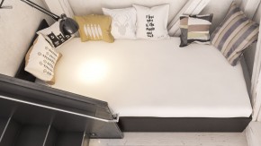 Стандарт Кровать 0900, цвет венге, ШхГхВ 93,5х203,5х70 см., сп.м. 900х2000 мм., без матраса, основание есть в Тюмени - tumen.ok-mebel.com | фото 6