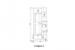СТЕФАНИ-2 Шкаф в Тюмени - tumen.ok-mebel.com | фото 2