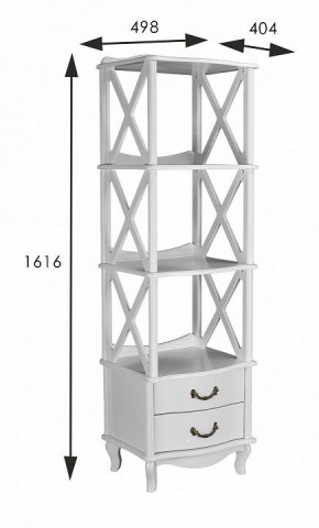 Стеллаж комбинированный Джульетта Л в Тюмени - tumen.ok-mebel.com | фото 4