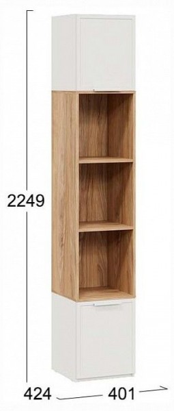 Стеллаж комбинированный Стелла в Тюмени - tumen.ok-mebel.com | фото 4