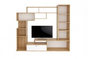 Стенка Диско (СТЛ.150.01) Дуб дикий/Белый в Тюмени - tumen.ok-mebel.com | фото 2