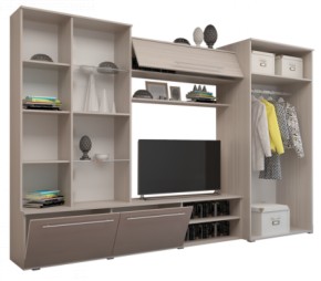 Стенка Монако МДФ в Тюмени - tumen.ok-mebel.com | фото 2
