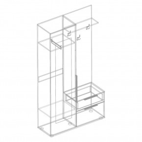 СТИЛ Прихожая (модульная) в Тюмени - tumen.ok-mebel.com | фото 3