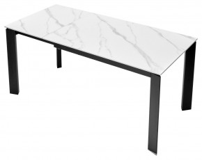 Стол CORNER 120 MATT WHITE MARBLE SOLID CERAMIC / BLACK, ®DISAUR в Тюмени - tumen.ok-mebel.com | фото 7