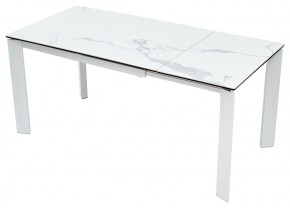 Стол CORNER 120 MATTE STATUARIO Белый мрамор матовый керамика, стекло/ белый каркас, ®DISAUR в Тюмени - tumen.ok-mebel.com | фото 3
