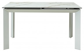 Стол CREMONA 160 KL-188 Контрастный мрамор / белый каркас, ®DISAUR в Тюмени - tumen.ok-mebel.com | фото 5